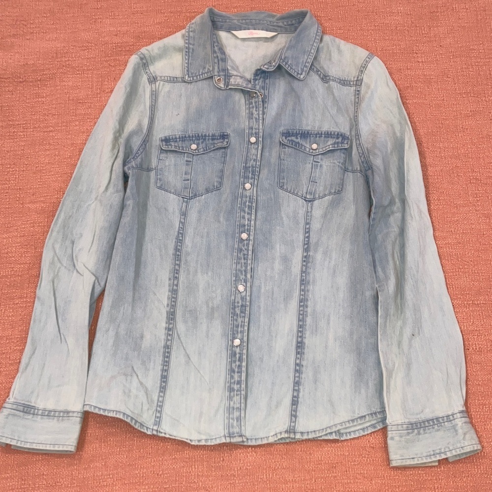 Wm’s Denim Button-Up Jean Shirt